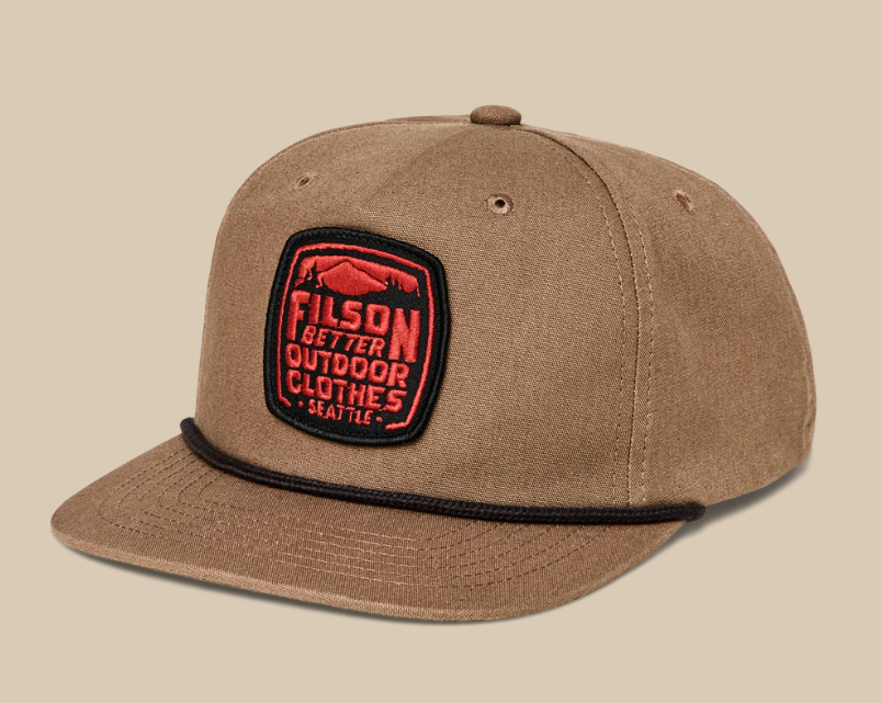 Filson Graphic Patch Trucker Hat- Light Brown